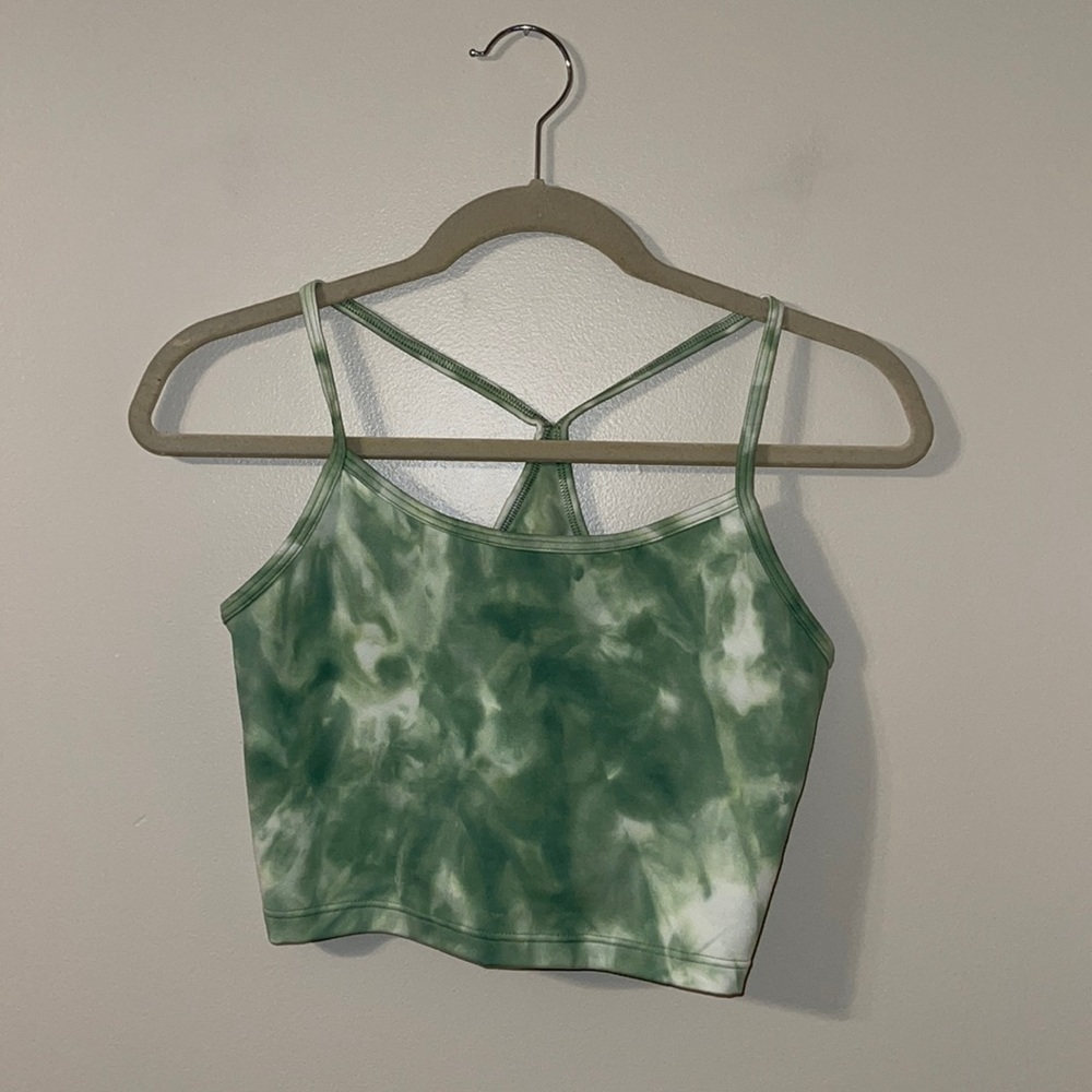 Green the die sports bra